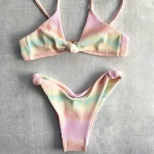 Koana swim Sydney knot set in Rainbow